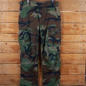 Vintage Altered 80s M81 Woodland Camo BDU Pants - Men's MD